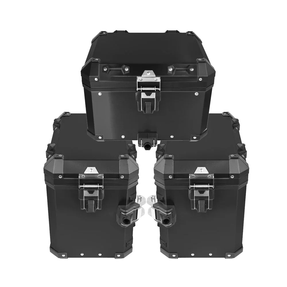 Motorcycle Aluminum Case Large Capacity For BMW R1300GS GS1300 R1300 GS 2024 Rear Trunk Luggage Tail Box Top Box Side Suitcase