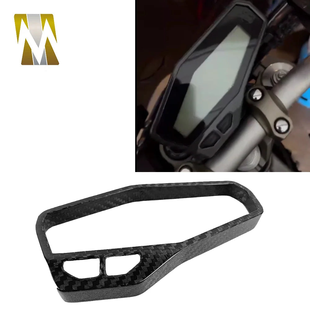 Carbon Fiber Speedometer Cover Tachometer Gauges Instrument Guard Motorcycle For Yamaha MT09 MT-09 FZ09 2013-2019 Accessories