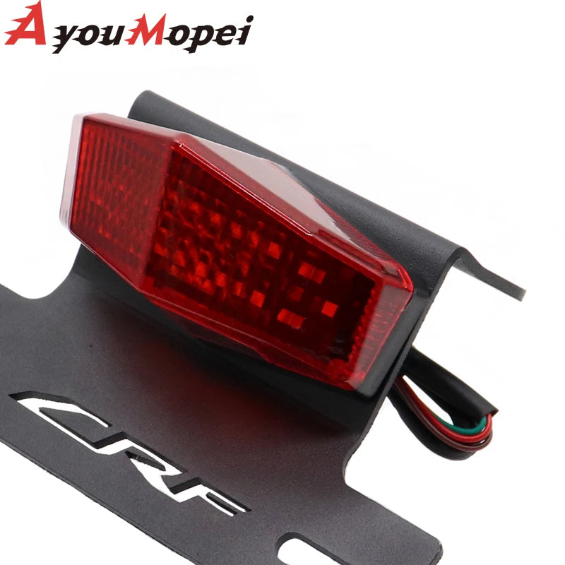 LED Tail Light Turn Signal Fender Eliminator License Plate Frame Holder Kit For HONDA CRF300L CRF 300L 300 L RALLY 2021 +