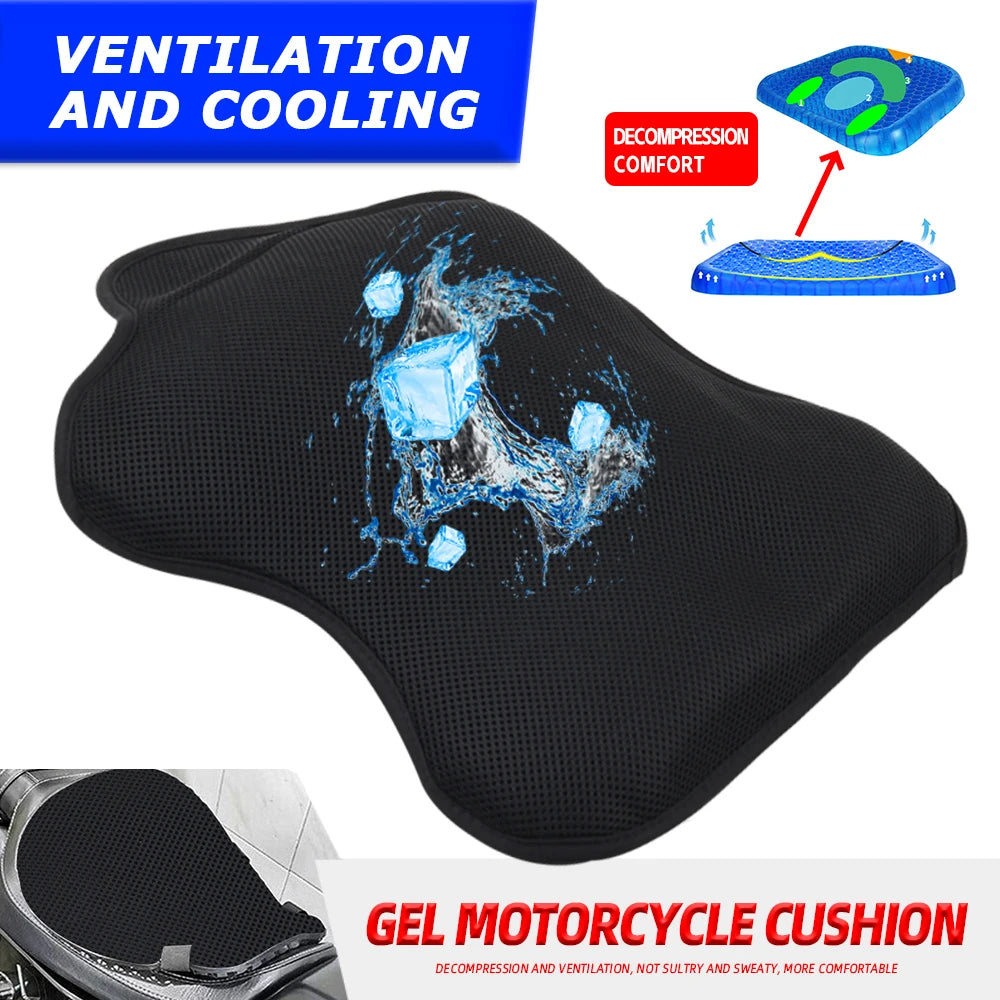 Motorcycle Accessories Gel Seat Cushion Cover Pressure Relief Pad For BMW R1300GS R 1300 GS R1300 GS GS1300 R 1300GS 2023 2024