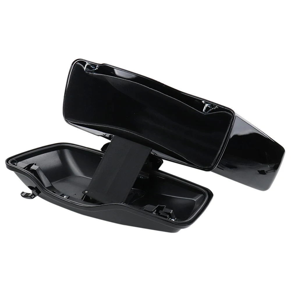 Motorcycle Saddlebags Vivid Black Side Saddle Bag And Lining With Mounts Kit Fits For BMW R18 100 Years R 18 Classic 2020-2026