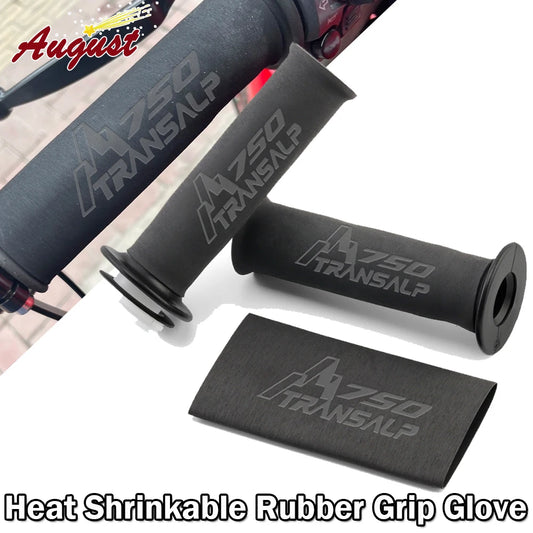 Non-slip Rubber Grip Glove Motorcycle Handle Cover Universal For Honda TRANSALP XL750 TRANSALP XL 750 600 650 700 XLV 2023-