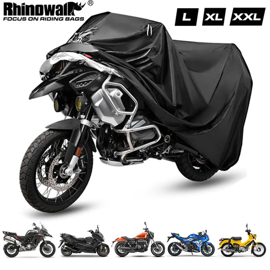 Rhinowalk Motorcycle Cover Outdoor Motorbike Rain Cover Protection Dust Wind Sunshade Dustproof Cover Fit For Universal Motor