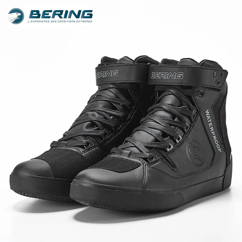 France BERING motorcycle  waterproof four seasons  riding shoes men's racing shoes motorcycle off-road rally boots