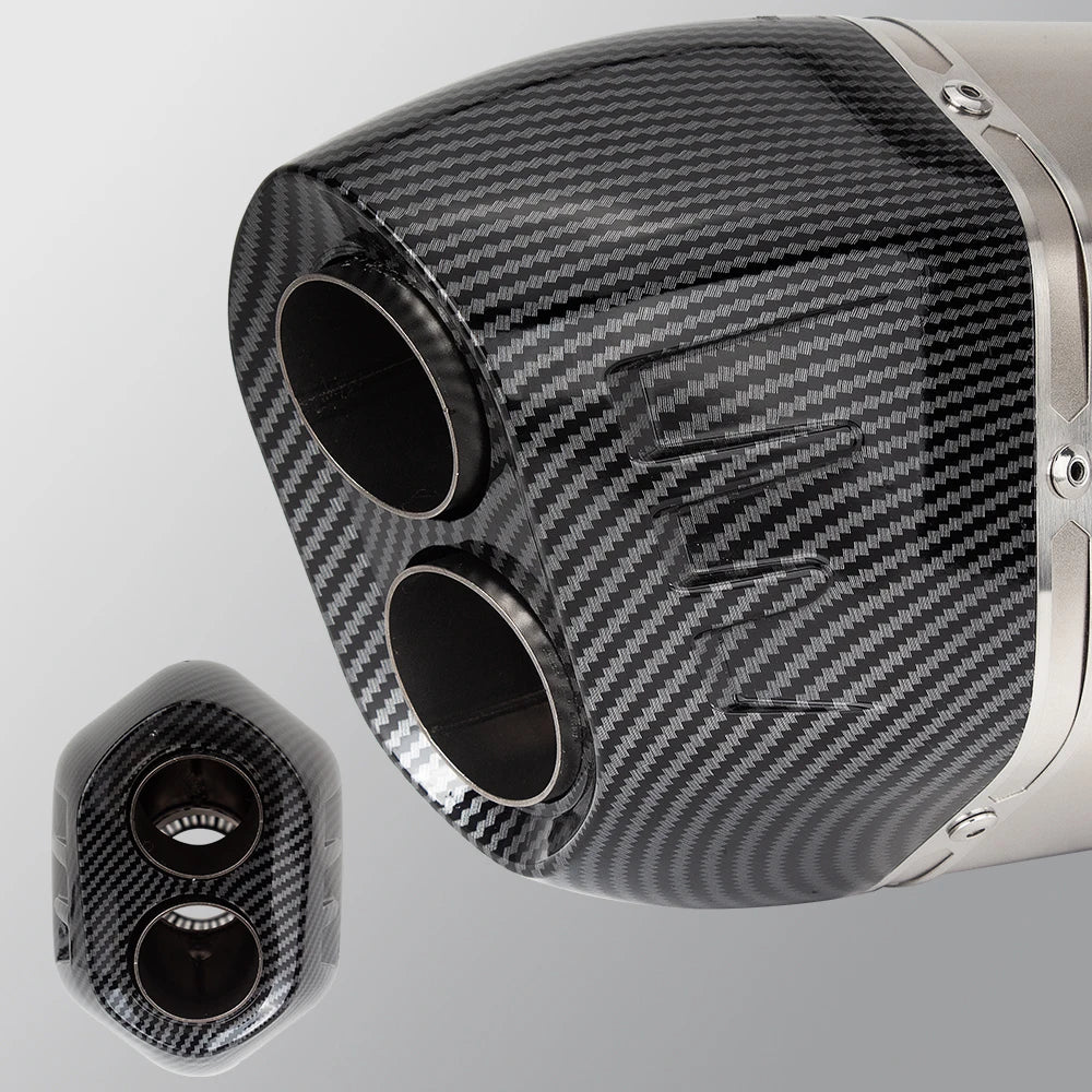For BMW R1300GS ADV R1300R R1300RS Motorcycle Exhaust Slip-on Line Modify Stainless Middle Pipe S7 Muffler Adventure Moto Escape