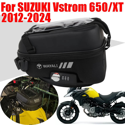 For SUZUKI V-Strom DL650 Vstrom DL 650 XT 650XT Accessories Tank Bag Luggage Tanklock Storage Bags Backpack Phone Navigation Bag
