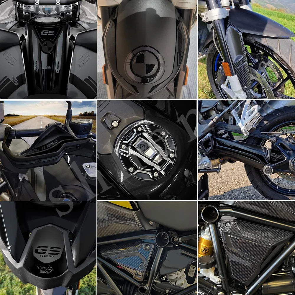r1250 gs 2023 Motorcycle 3D Epoxy Resin Sticker Kit For BMW R 1250 GS Adventure Triple Black 2023 R1250 GS Adventure