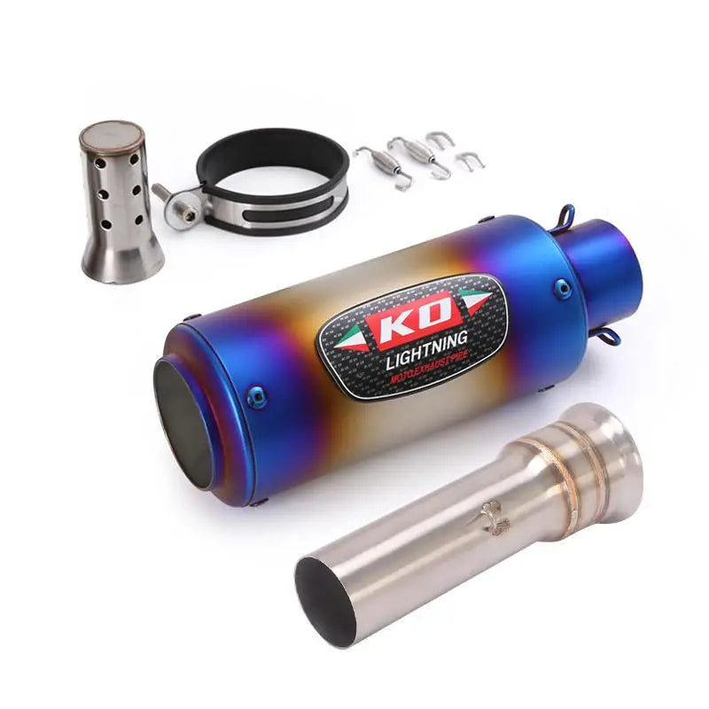 51MM Exhaust Pipe Motorcycle Muffler Mid Pipe Stainles Steel Escape Modified For 1290 Super Adventure R/S/T 2016-2020