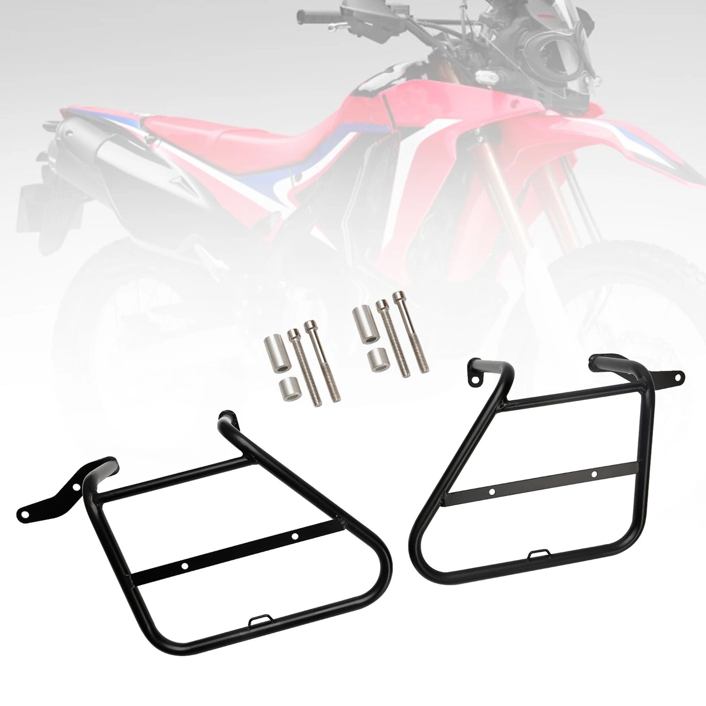 Topteng Side Saddle Bag Mounting Bracket Black Fit For Honda Crf250L Rally 2017-2020 Right Motorcycle Accessories