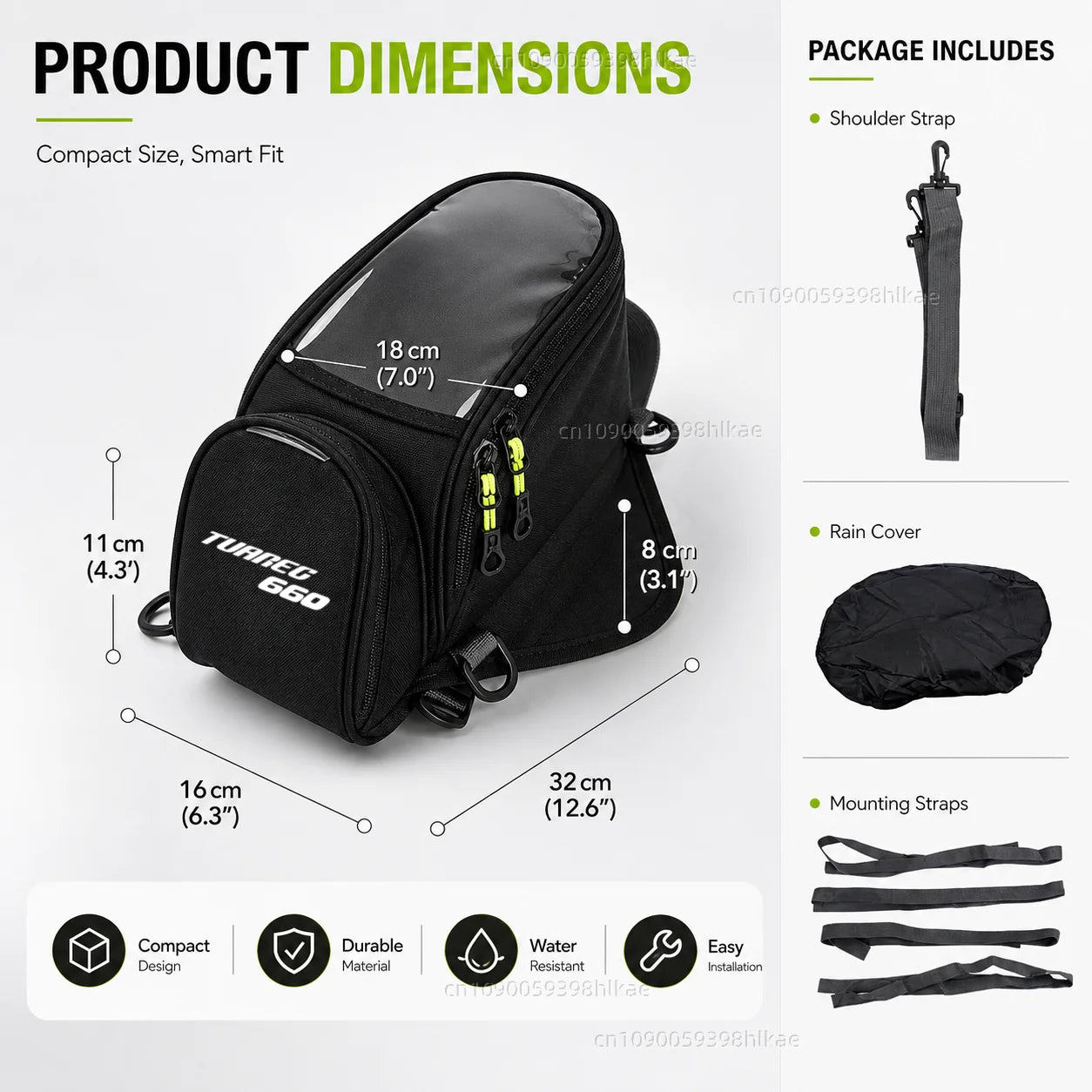 NEW Universal Magnetic Fuel Tank Bag Motorcycle Phone Navigation Pack For Aprilia Tuareg 660 Tuareg660