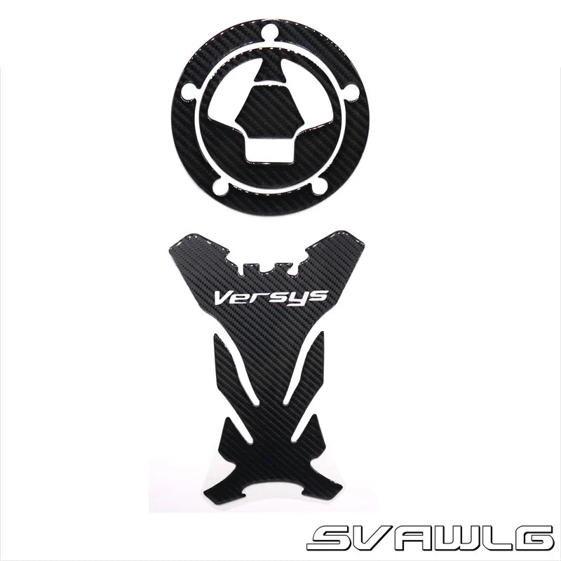 2019 Motorcycle Accessories 3D Fiber Sticker Sets Tank Decal Protector Pad Set for KAWASAKI Versys 650