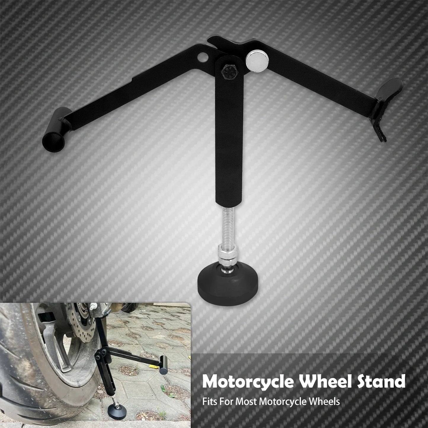 Motorcycle Labor Saving Wheel Stand Kickstand Universal Wheel Lifter Side Support Stand Swingarm Lift Frame For Harley For Honda