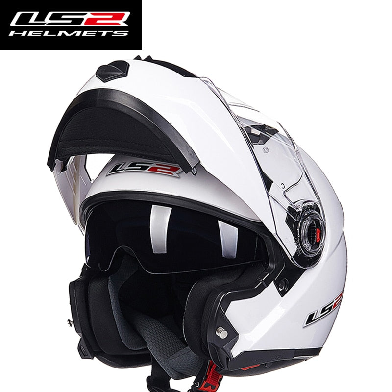 Capacete LS2 FF370 Flip up motorcycle helmet LS2 dual lens modular helmets with sun visor casco moto