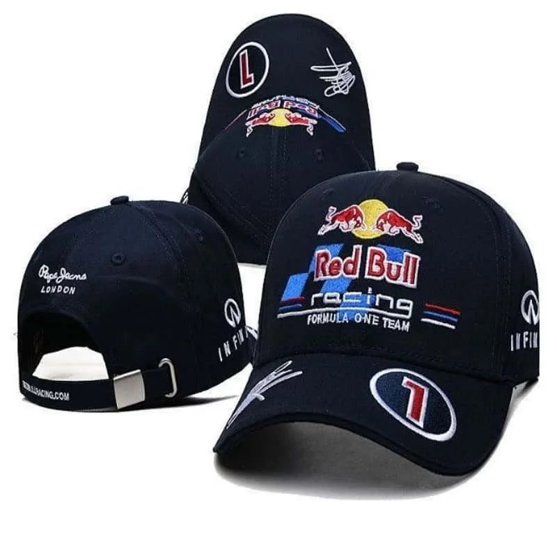 Red Bull Racing Team's new racing hat men's and women's duckbill cap Red Bull baseball cap car cap sun visor cap
