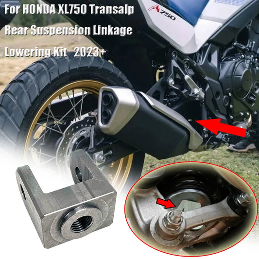 For Honda XL 750 TRANSALP 2023- XL750 TRANSALP 2024 Motorcycle Rear Suspension Lowering Link Kit Rear Shock Adapter Parts