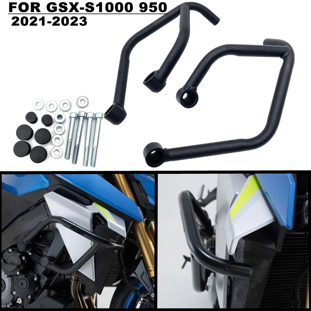 Motorcycle Highway Bumper Engine Guard Crash Bars Cage Protector Protection For Suzuki  GSX S1000 GSX S950 2021 2022 2023