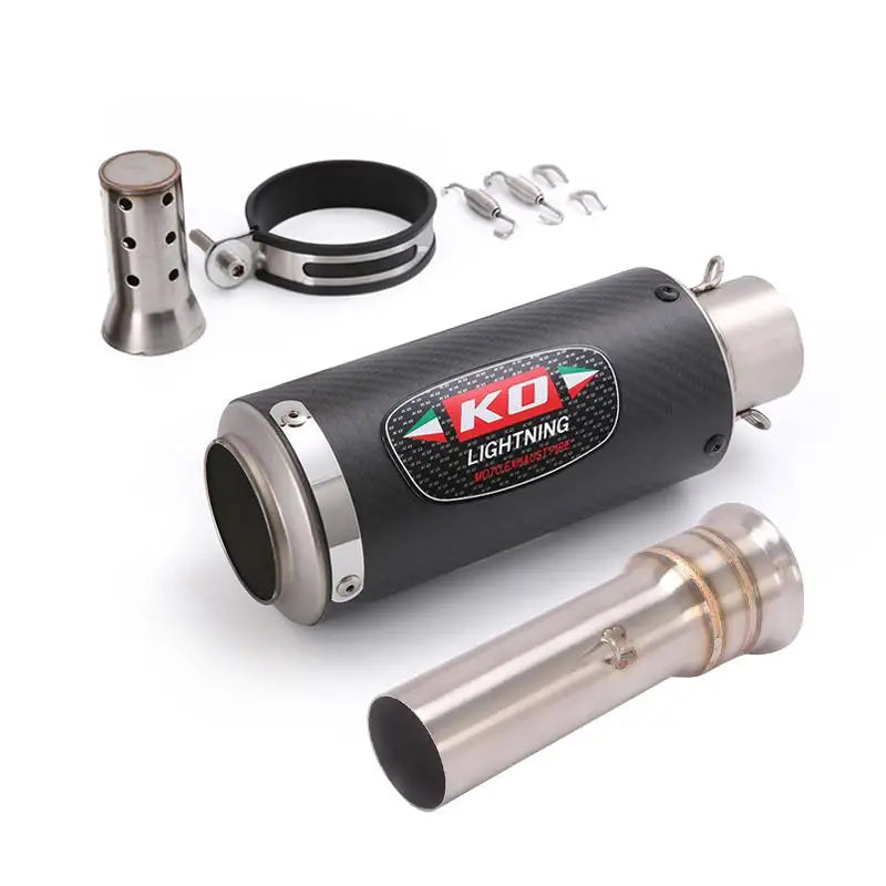 51MM Exhaust Pipe Motorcycle Muffler Mid Pipe Stainles Steel Escape Modified For 1290 Super Adventure R/S/T 2016-2020