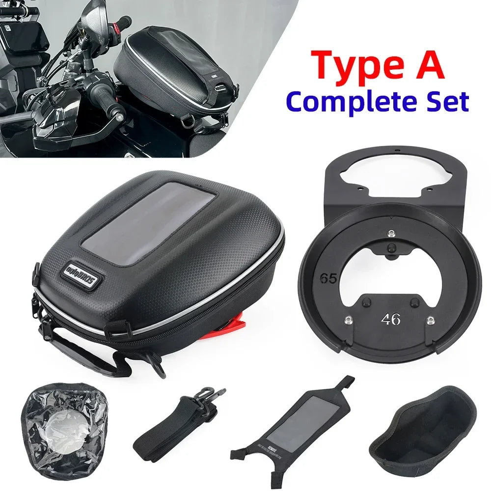 2024 450 MT Motorcycle Racing Tank Bag Tanklock Fuel Tank Luggage Box Saddlebag For CFMOTO 450MT CF MOTO Storage Bags Backpack