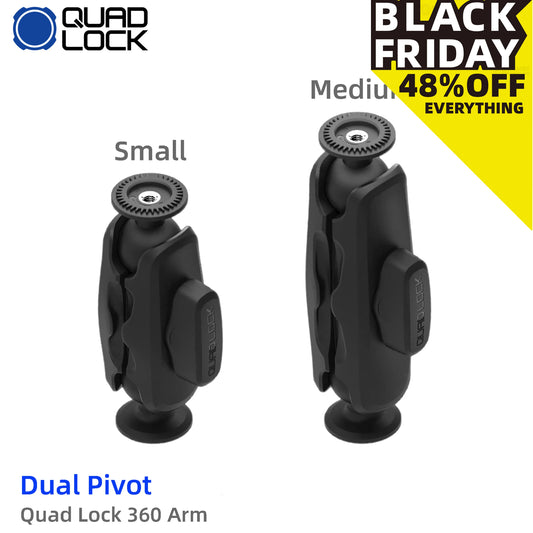 Quad Lock 360 Arm - Dual Pivot Medium Small mount motorcycle accessories for phone mounts