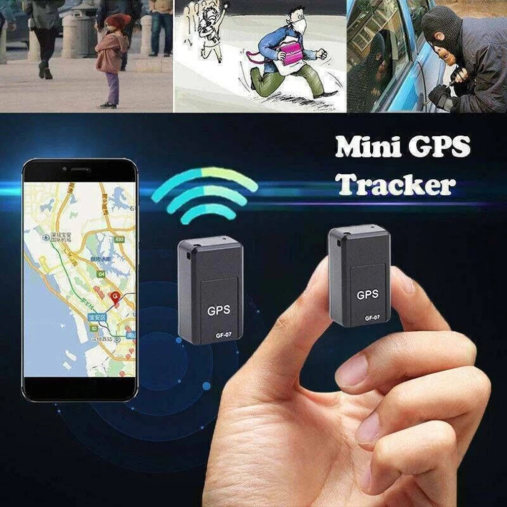 1-4 PCS GF-07 Mini GPS Tracker Magnetic Car Real Time Tracking Anti-Theft Anti-lost Locator SIM Message Positioner For Car Kids