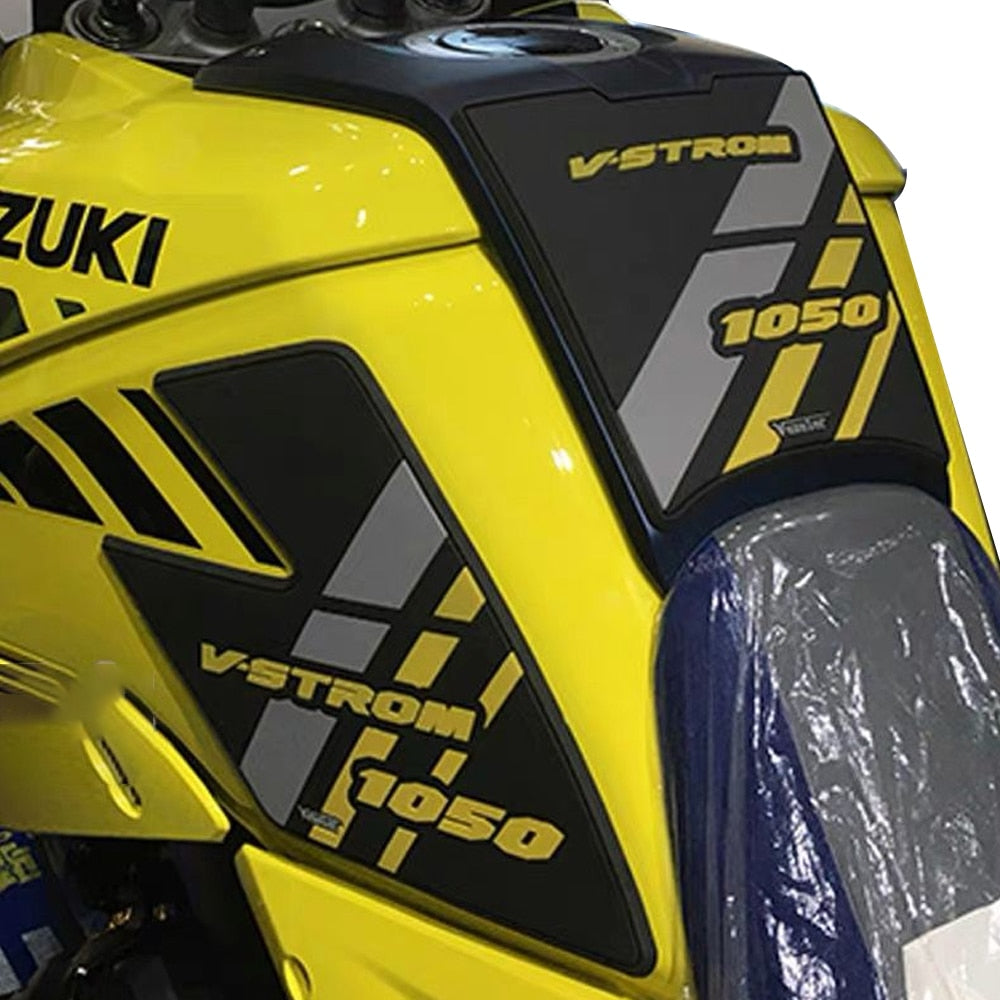 Motorcycle Non-slip Side Fuel Tank Stickers Waterproof Pad Rubber Sticker For Suzuki 1050 V-strom DL1050 XT V strom dl 1050xt