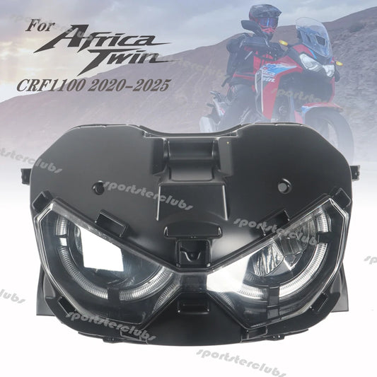 For Honda 2020-2025 CRF1100 Africa Twin 1100 DCT Lower CRF 1100A/AL/D/DL 2022 2023 2024 Front LED Headlight Assembly Headlamp