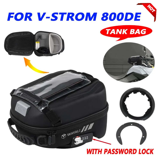 Motorcycle Fuel Tank Bag For SUZUKI V-Strom 800DE 800 DE RE 800RE Vstrom 2023 Navigation Packag Storage Bag with Lnstall Adapter