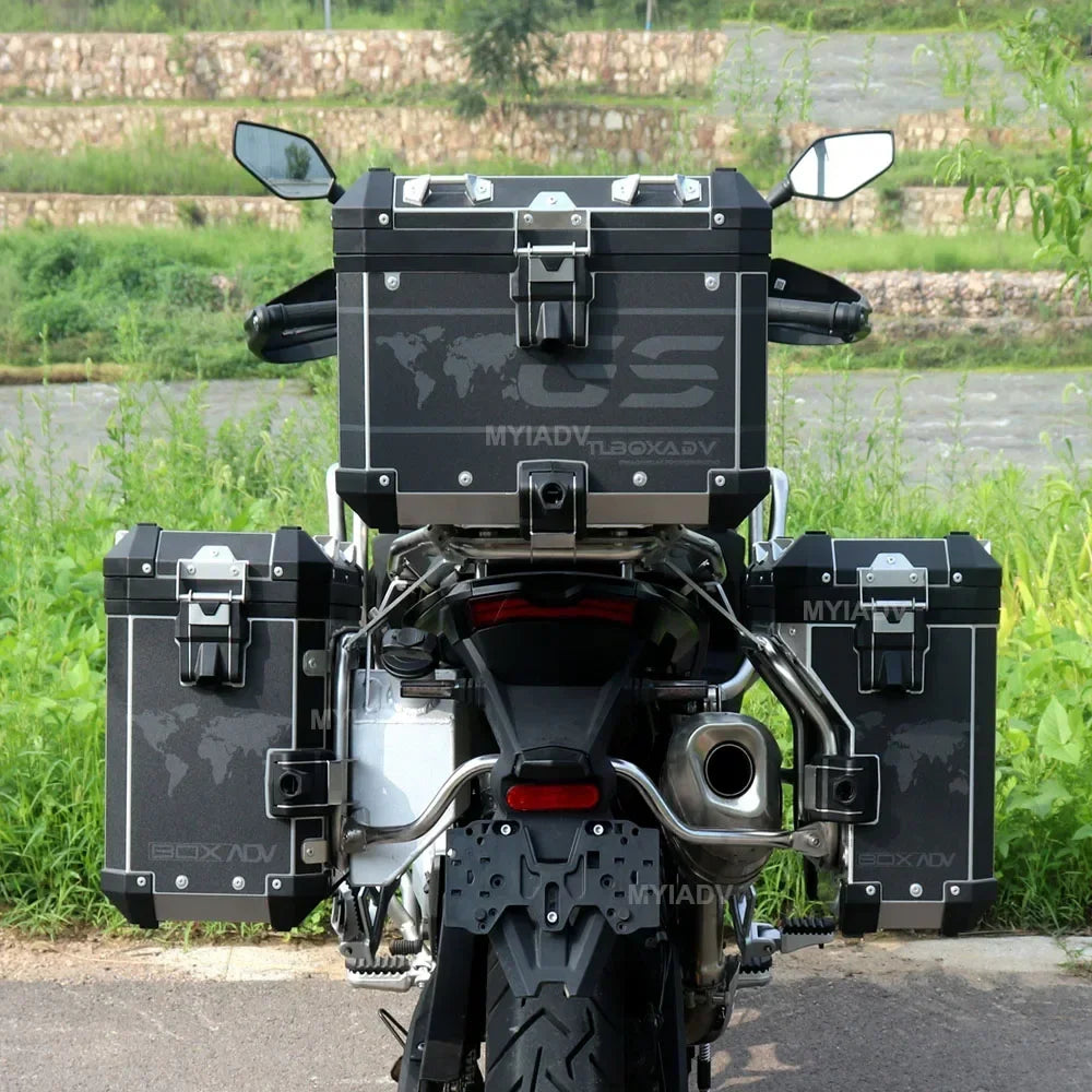 900DS 900DSX Motorcycle Trunk Side Box Top Box Aluminum Left Right Storage Luggage Rear Tail Case For VOGE 900 DS DSX 2024 2025