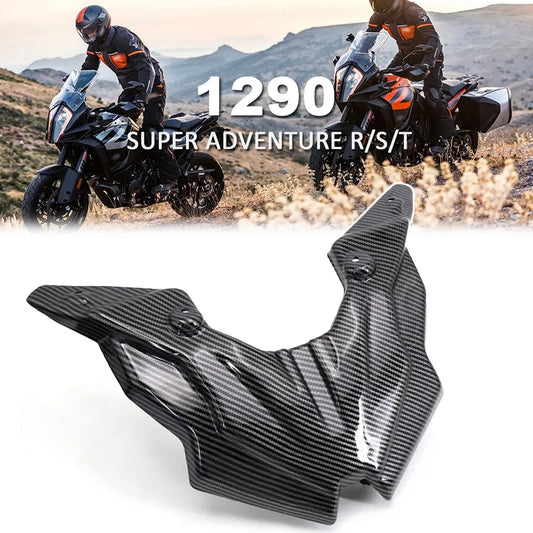 Carbon Fiber FOR 1290 Super Adventure Adv R/S/T 2021 2020 2019 2018 2017 Motorcycle Front Beak Frame Nose Fairing Cowl Fender