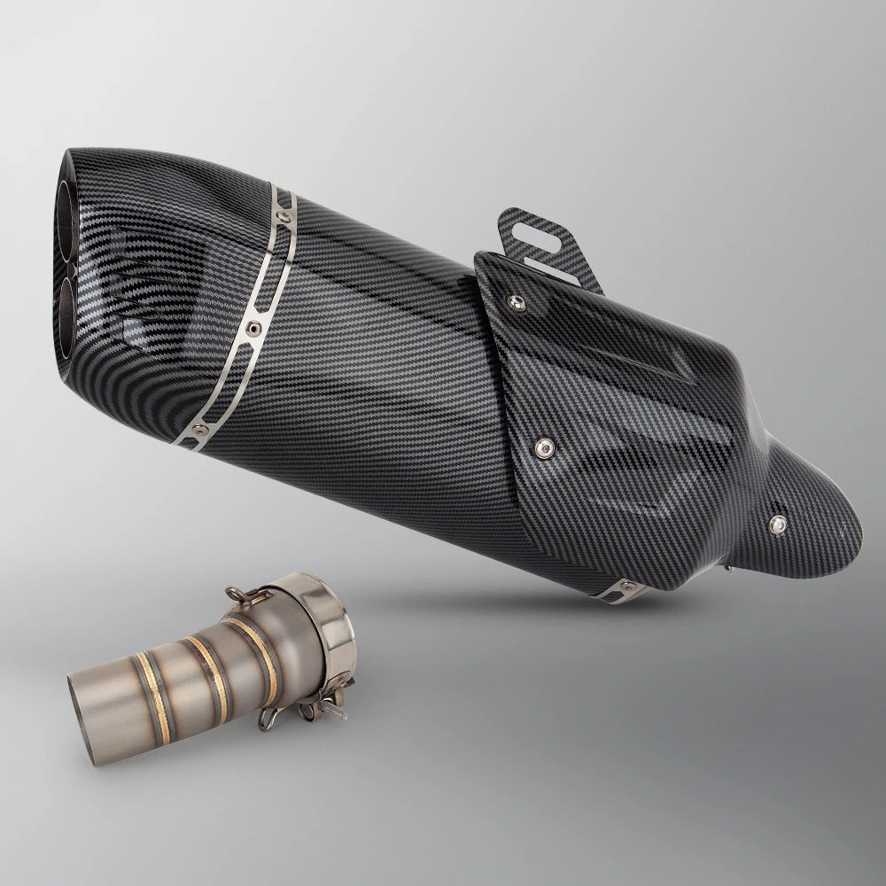 For BMW R1300GS ADV R1300R R1300RS Motorcycle Exhaust Slip-on Line Modify Stainless Middle Pipe S7 Muffler Adventure Moto Escape