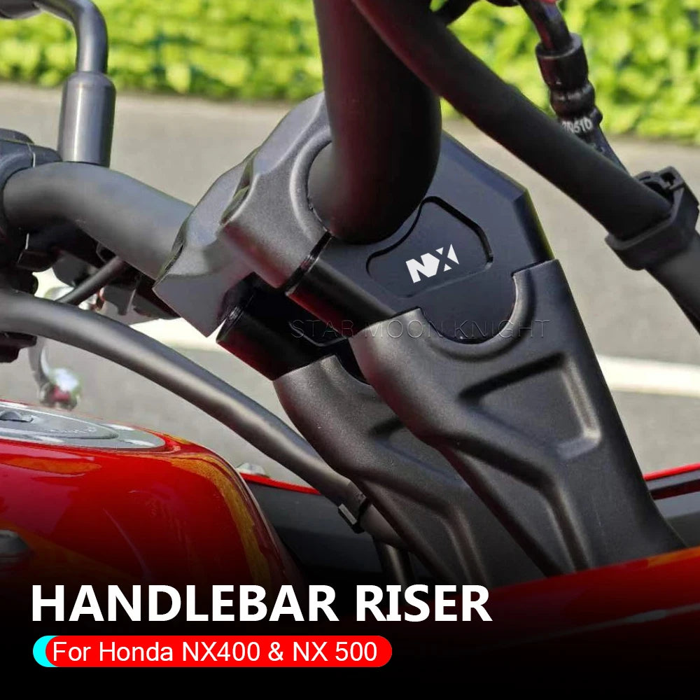 Handlebar Riser For Honda NX400 NX 400 NX 500 NX500 2024 Motorcycle Accessories Handle Bar Lift Clamp Extend Adapter Mount