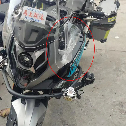 For  650MT 650 MT Motorcycle Windshield Windscreen Plate Side Panels Front Wind Deflector Accessories