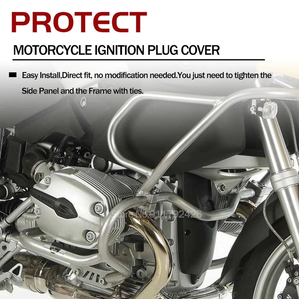 Motorcycle Ignition Cover For BMW R1200GS/adv OC 2004 2005-2008 R1200 GS/S/RT R900RT R1200R Frame Guards Buffer Coil Spark Plug