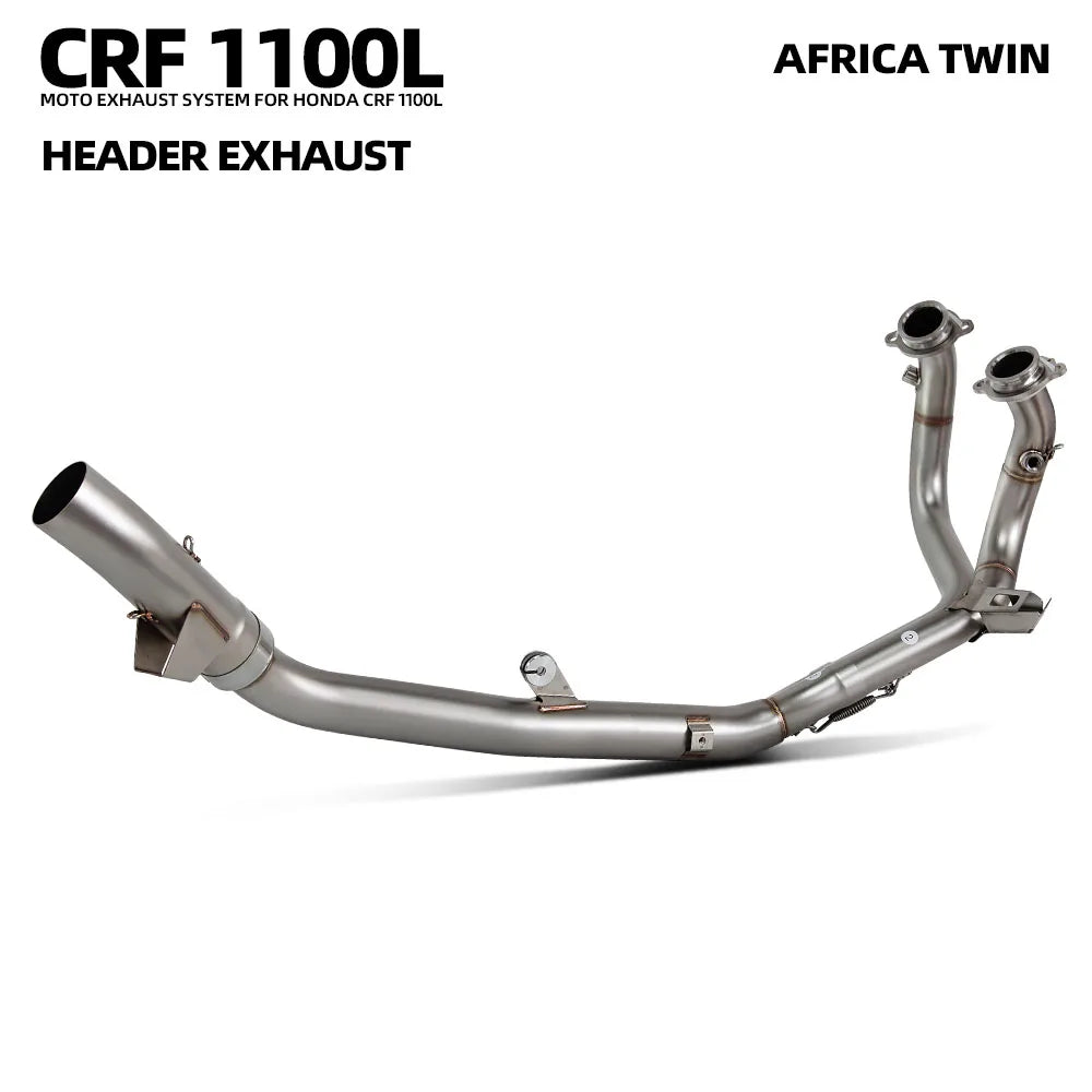 CRF1100L Africa Twin Exhaust Headers Tube For Honda CRF1100 Adventure Sports DTC 2020-2026 Motorcycle Exhausts Headers Tube Kit