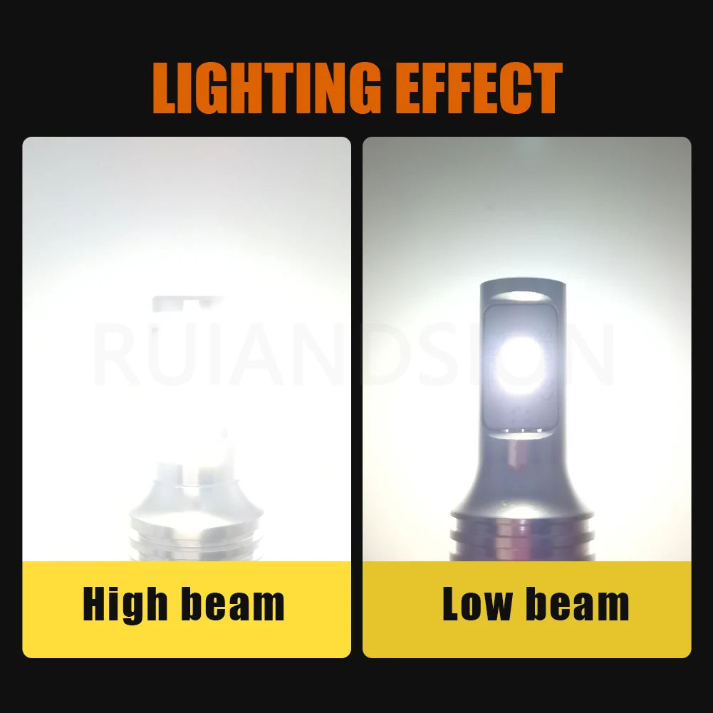 HS5 Motorcycle LED Head Light White Yellow Headlight Bulb Led Headlight Lamp Hi/Lo Beam For Honda PCX125 PCX150 2008 - 2012