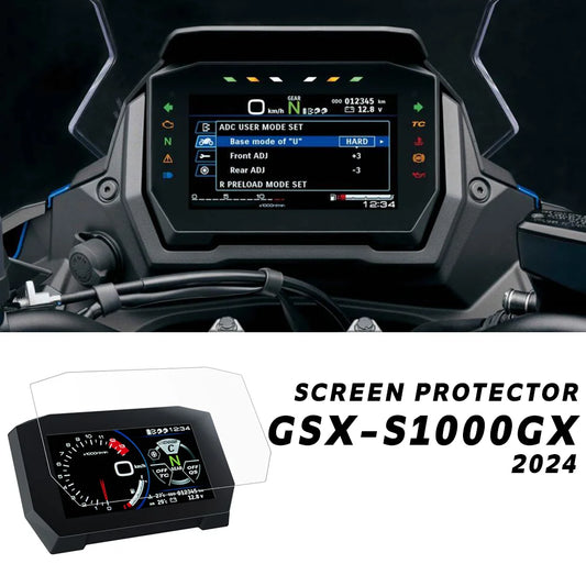 2024 GSX-S1000GX Accessories Dashboard Screen Protector Motorcycle Instrument Film For Suzuki GSX-S1000 GX GSXS1000GX Parts