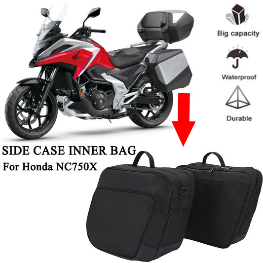 2021 New Motorcycle Luggage Bags Black Expandable Inner Bags For Honda NC750X NC 750 X NC 750X 2021 2022