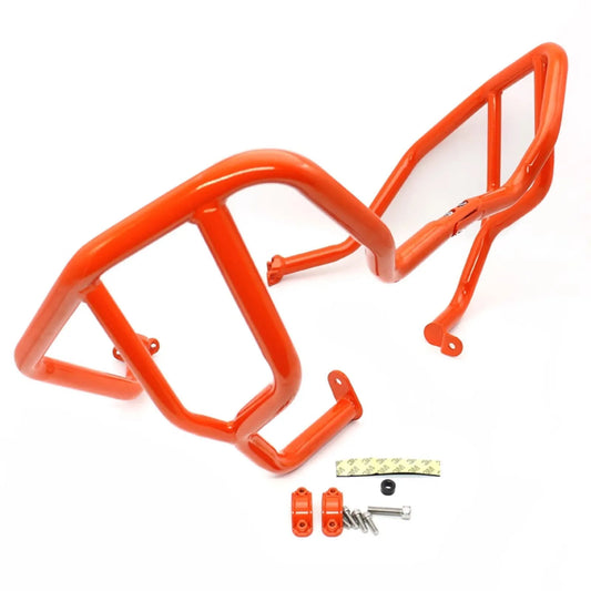 Lower Orange Crash Bar for KTM 1290 Super Adventure S / R 21-23 Engine Guard Black