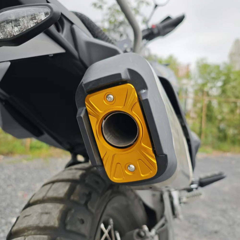 For CFMOTO 800MT-X Motorcycle Exhaust Hood Guards Covers 800MT 800 MTX Exhaust Trim Decorative Cover Pipe Tail End Accessiores