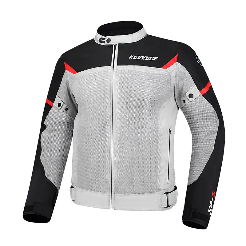 Men's Motorcycle Jacket Mesh Breathable Motorcycles Accessories Summer Jacket Biker Clothing Protective Jacket For Motorcyclist