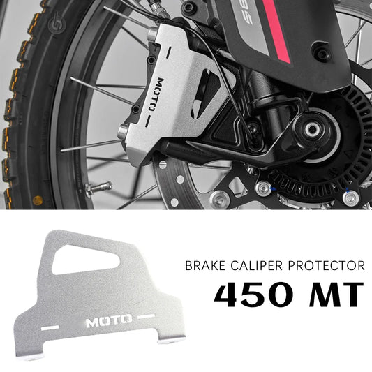 for CF-MOTO 450 MT Accessories Front Brake Caliper Guard 450MT Rear Oil Cup Guard for CFMoto 450 MT Brake Caliper Protection
