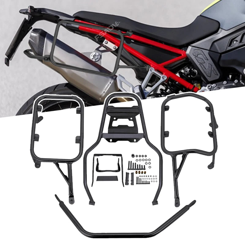 For BMW F900GS Motorcycle Accessories Luggage Rack Tail Box Saddlebag Panniers Side Rack Luggage F 900 GS F900 GS 2024 2025