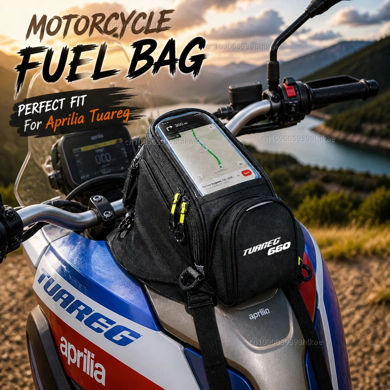 NEW Universal Magnetic Fuel Tank Bag Motorcycle Phone Navigation Pack For Aprilia Tuareg 660 Tuareg660