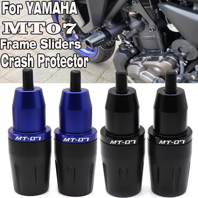 MT07 Body Frame Slider Crash Protector For YAMAHA FZ MT 07 Tracer 700 GT 2014-2023 Motorbike Accessories Security Protection CNC