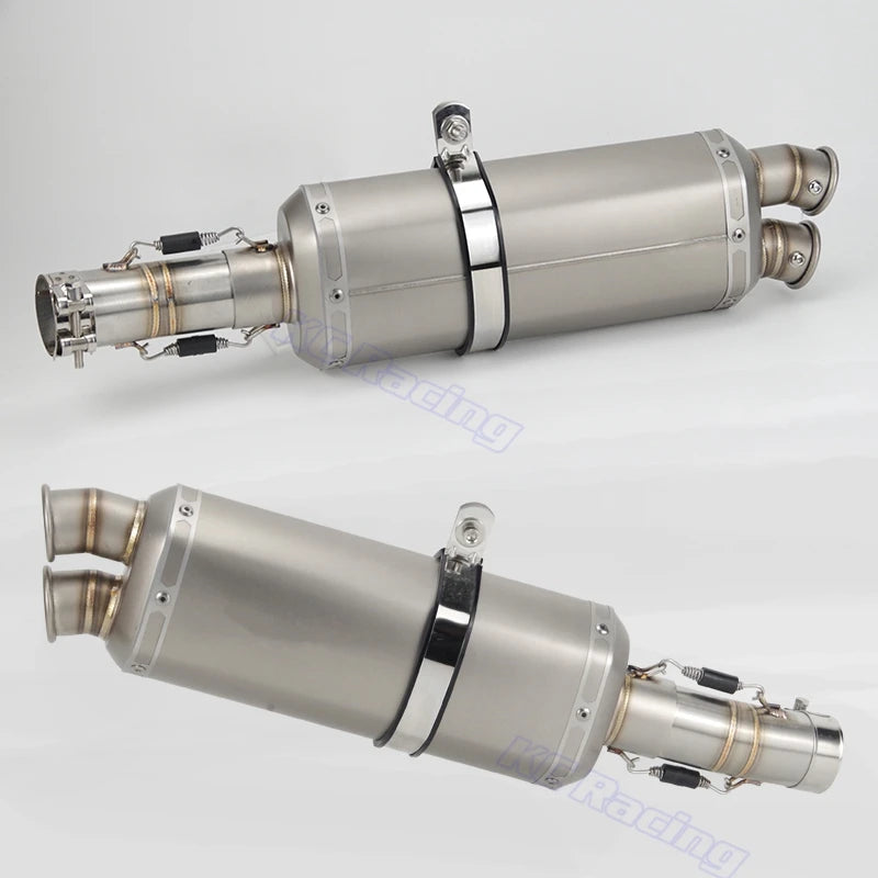 AfricaTwin 2020 2021 2022-2024 Motorcycle Exhaust Middle Link Pipe Dual Exit Muffler DB Killer Escape for Honda CRF1100 CRF1100L