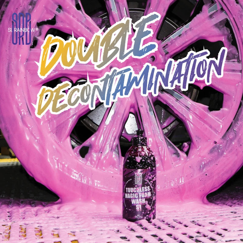 Pink Foaming Extreme Bodywash & Wax Foaming Car Wash Soap, (Works with Foam Cannons/Guns or Bucket Washes) For Cars, Trucks, RVs