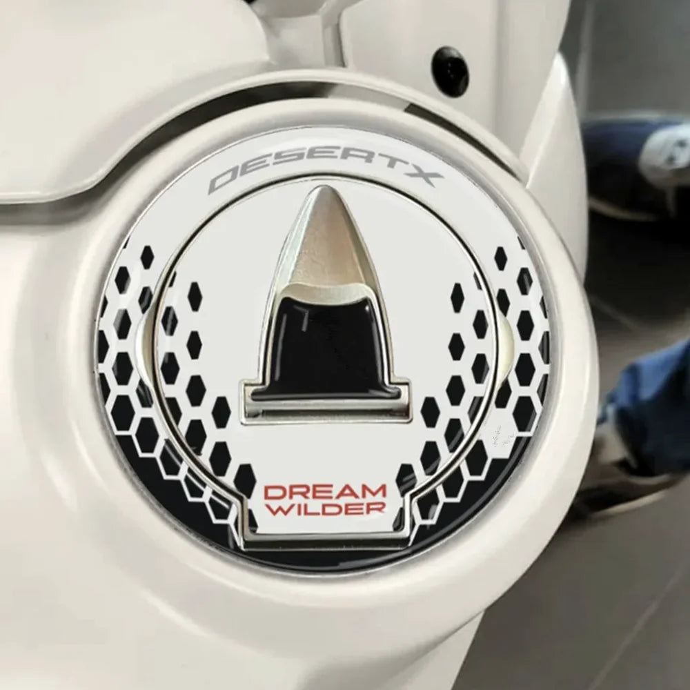 For Ducati Desert X DesertX desertX 2022 2023 motorcycle fuel tank 3D sticker knee anti-skid sticker