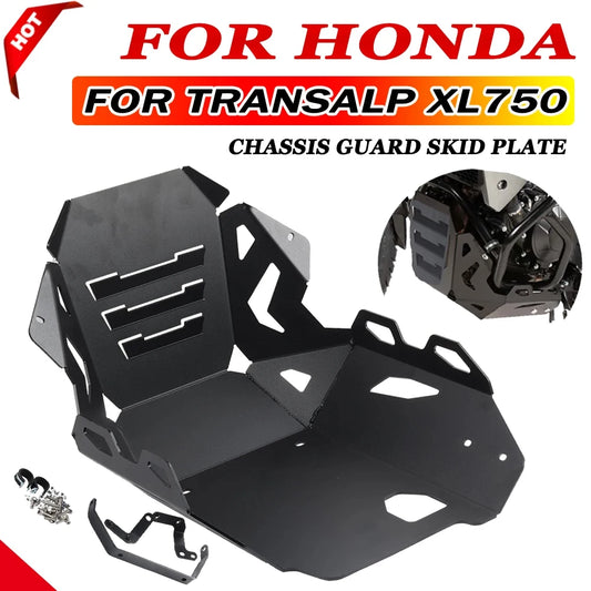Motorcycle Chassis Guard Engine Skid Plate Belly Pan Frame Protector Cover For Honda Transalp XL750 XL 750 2023 2024 Accessories