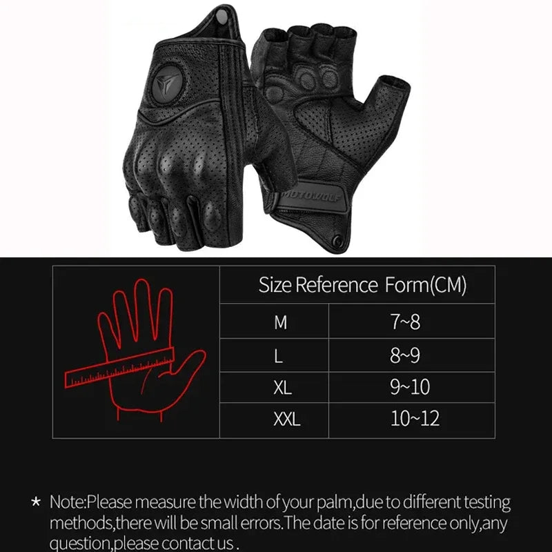 Motorcycle Leather Carbon Fiber Gloves Summer Winter Cross-country Mountain Bike Motorcycle Gloves Riding Motorcycle Rider Glove