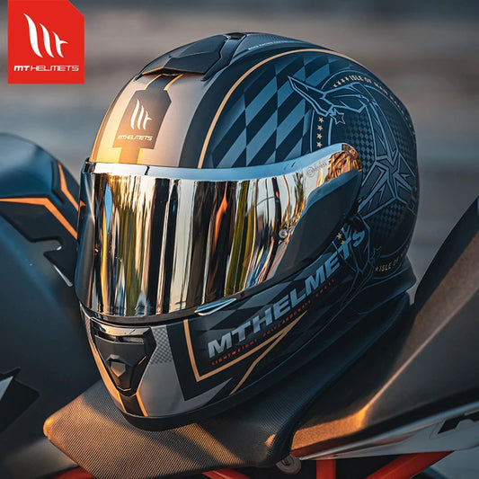 MT Thunder 3 SV Motorcycle Full Face Helmets Men Women Street Racing Safety Protection ECE DOT Approved Dual Lens Helmets